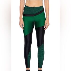 Koral Emerald and Black Leggings size Small